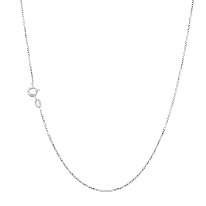 Colar Corrente Veneziana 50cm Prata 925 Feminina E Masculina