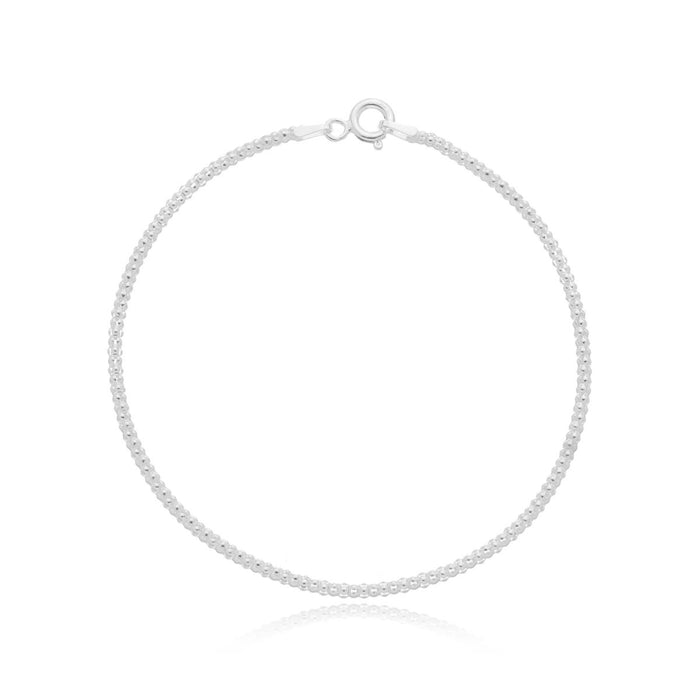 Pulseira Pipoca Feminina Prata 925