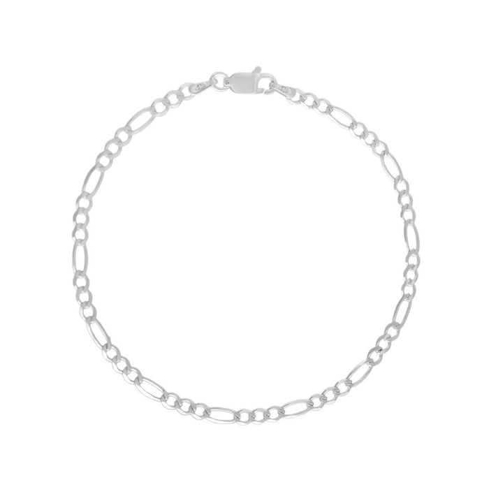 Pulseira 3x1 3mm Prata 925 Legítima