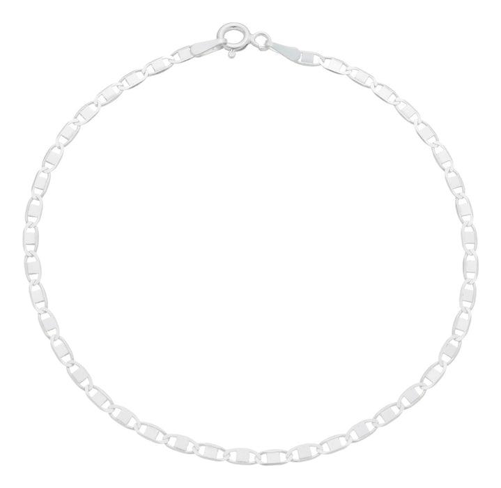 Pulseira Piastrine Prata 925 21cm