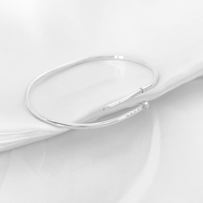 Bracelete Prego Em Prata 925