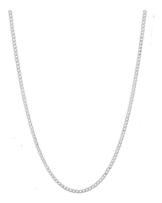 Corrente Grumet 60cm Prata Legítima 925