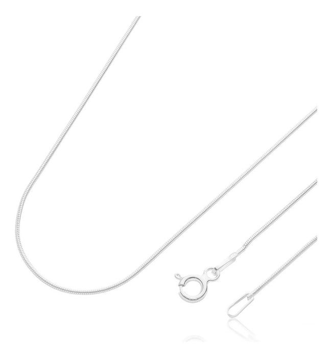 Corrente Rabo De Rato 45cm Fina Prata 925