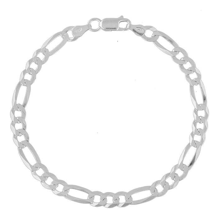 Pulseira 3 em 1 Prata 925 Legítima 5mm