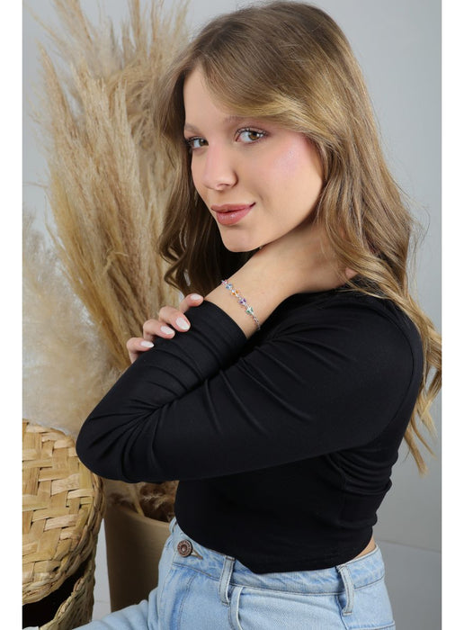Pulseira Borboleta Feminina Em Prata 925