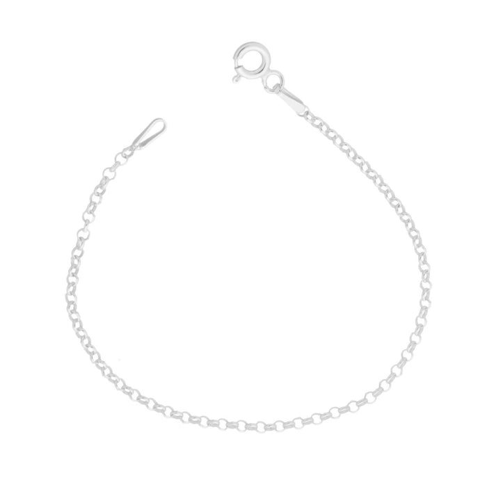 Pulseira Elo Português Infantil Prata 925