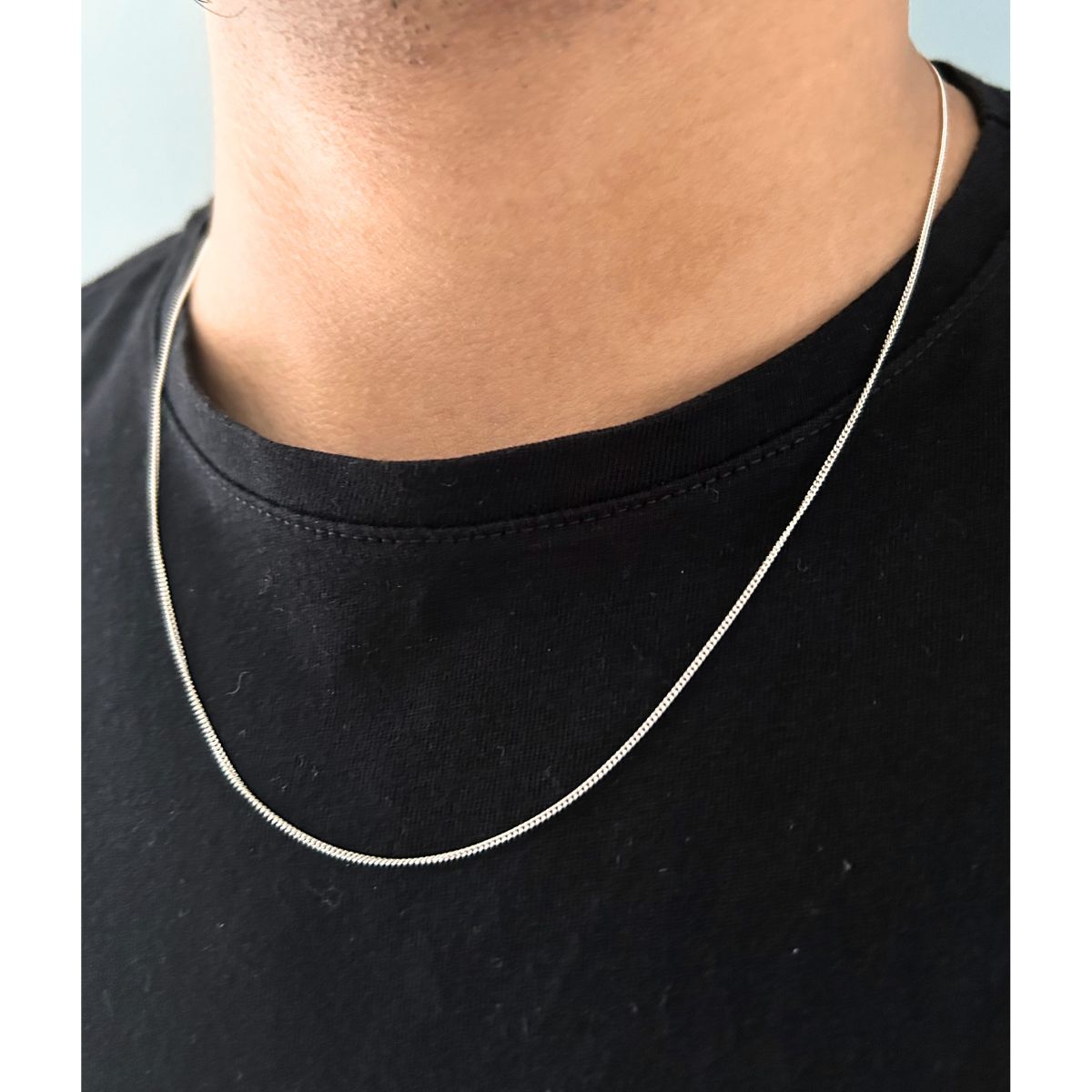 Corrente Grumet 50cm Em Prata 925