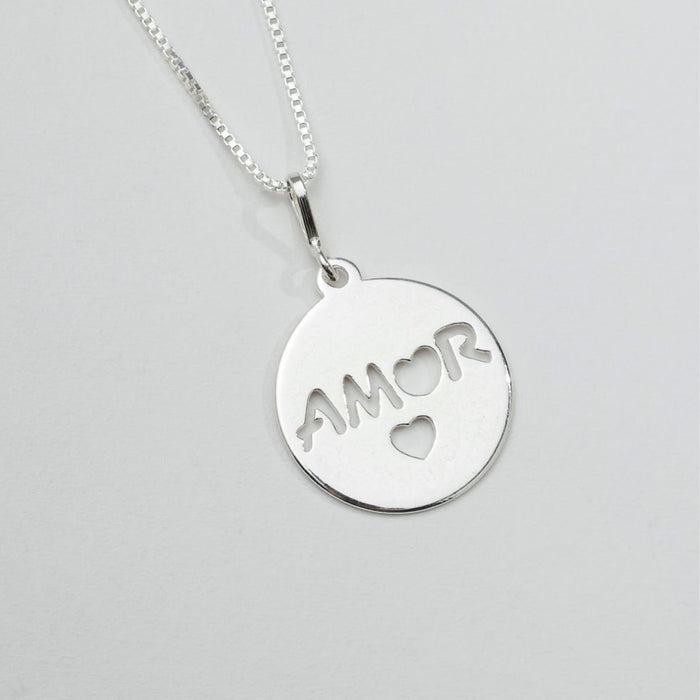 Pingente Personalizado De Prata 925 Nome Amor Feminino