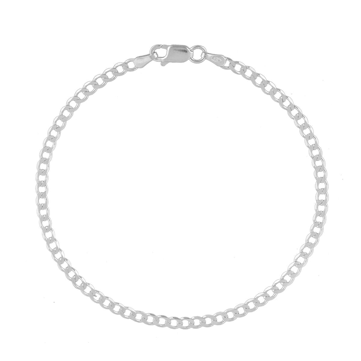 Pulseira Grumet 3mm Prata 925