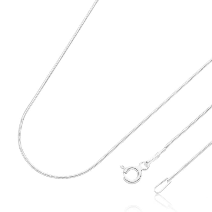 Corrente Rabo De Rato 45cm Fina Prata 925