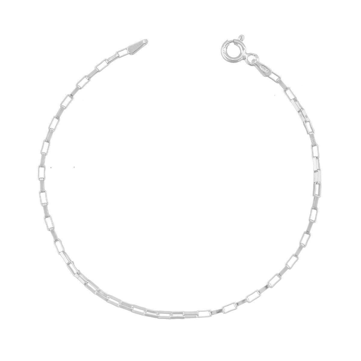 Pulseira Cadeado De Prata 925