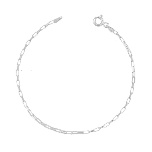 Pulseira Cadeado De Prata 925